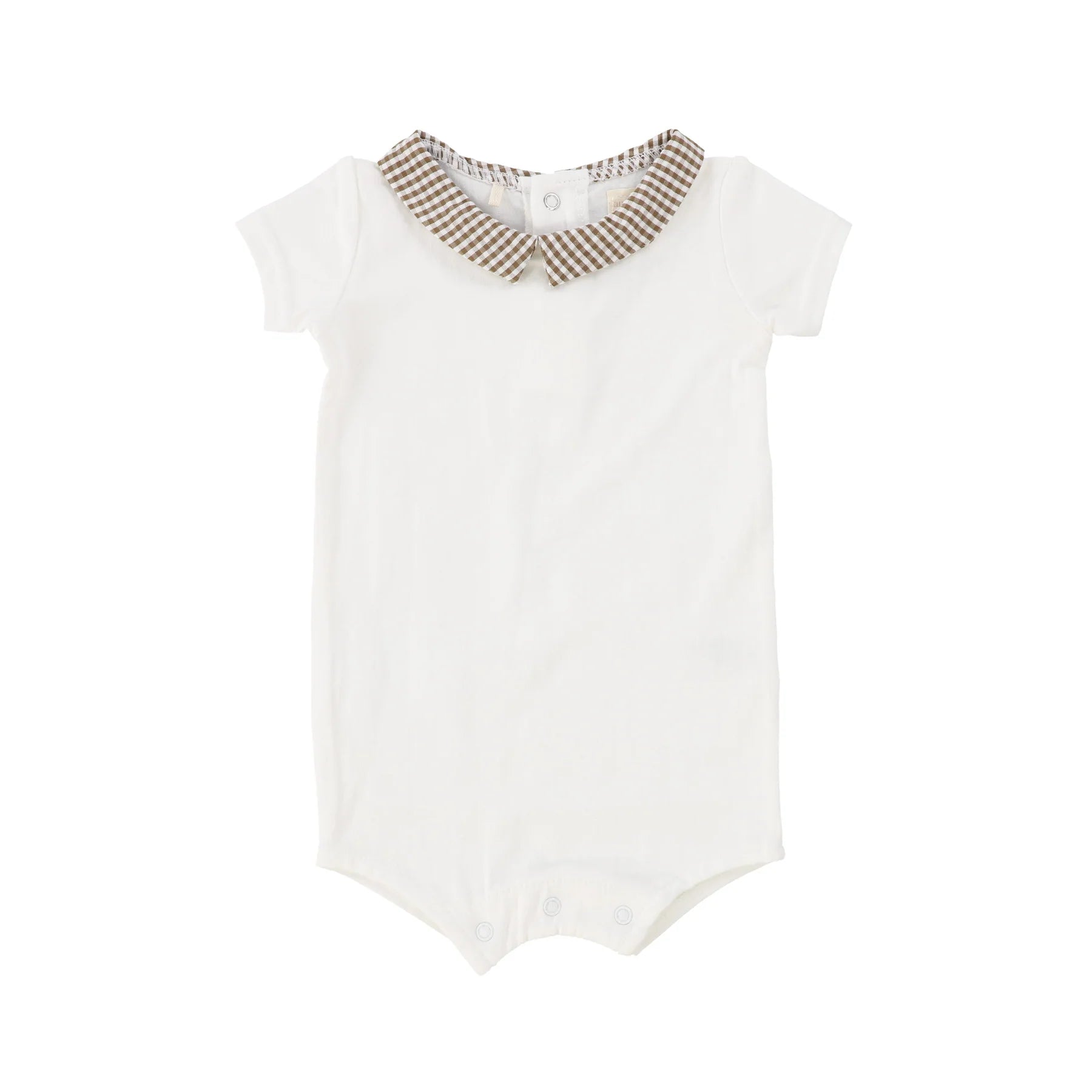 Gingham Collar Onesie