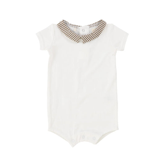 Gingham Collar Onesie
