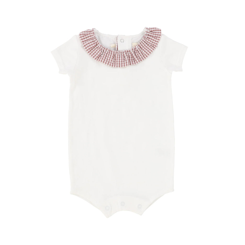 Gingham Ruffle Onesie