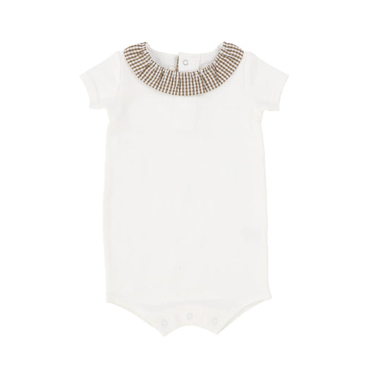 Gingham Ruffle Onesie