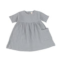 Gauze Dress Three Quarter Sleeve