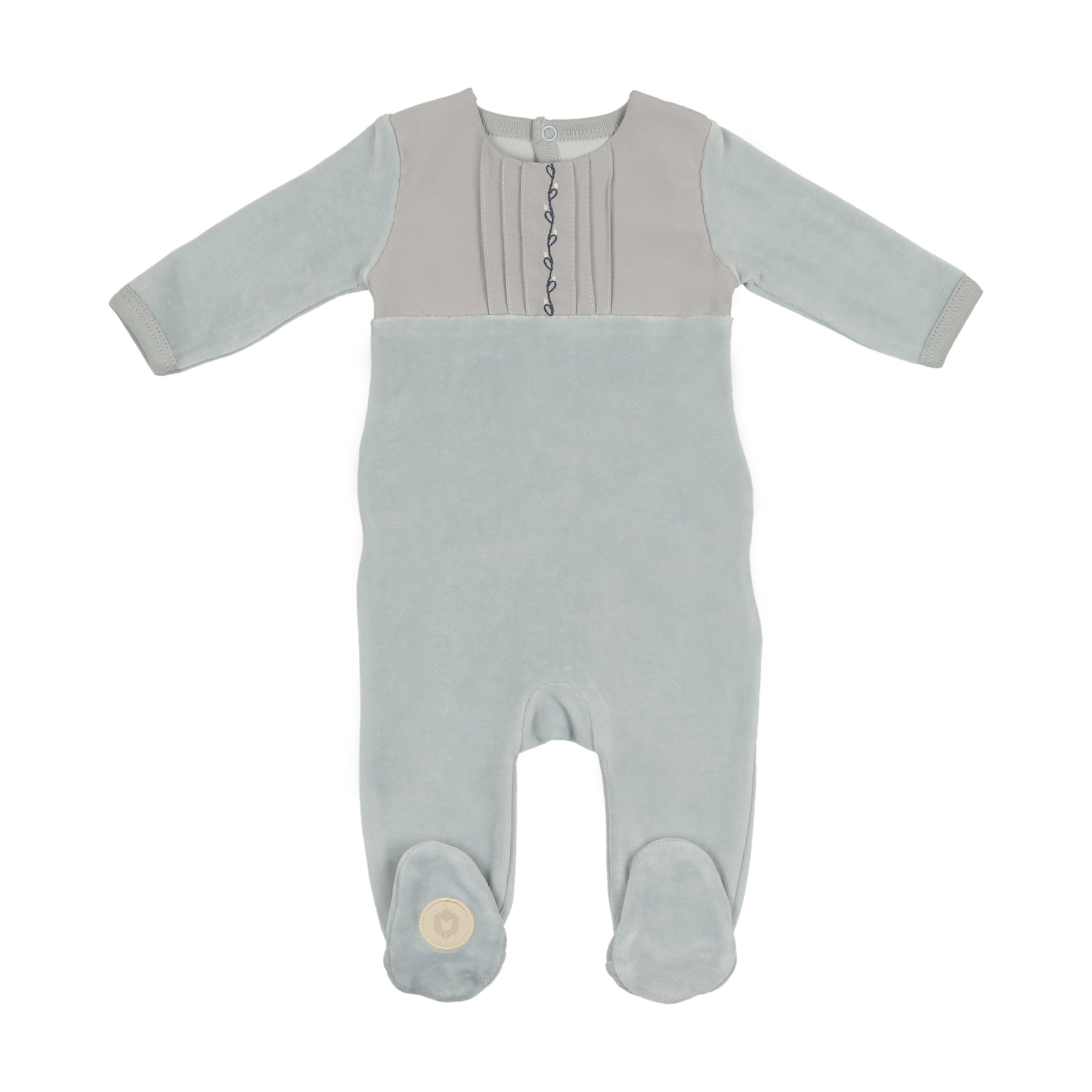 Poplin Pleats Footie