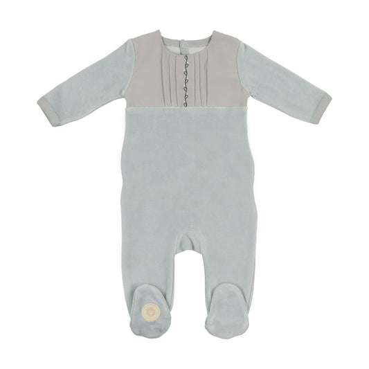 Poplin Pleats Footie