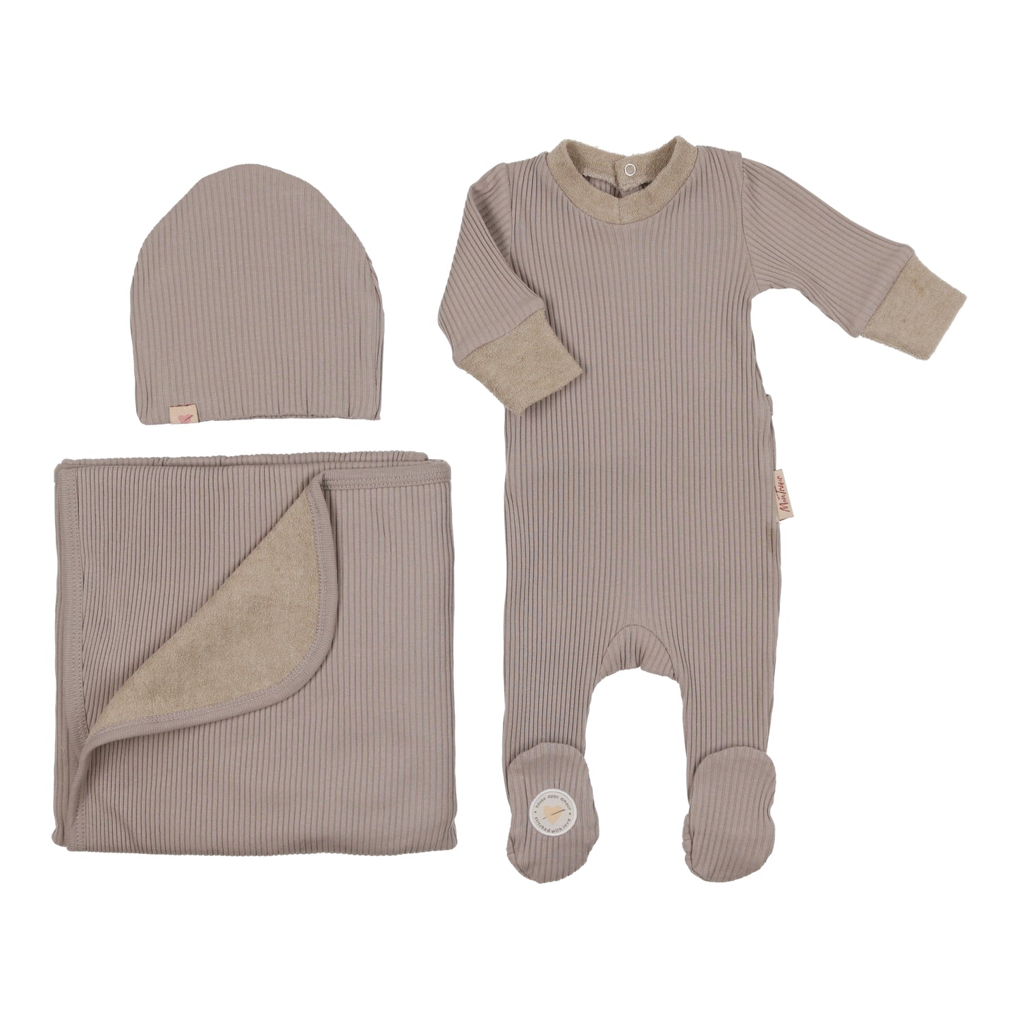 Terry Trimmed Collection Layette Set