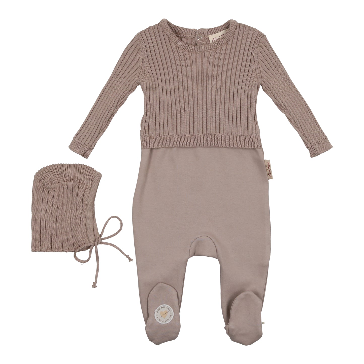 Tiny Tucks Collection Footie + Hat