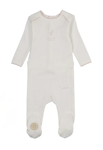 Floral Signature Footie & Hat Set