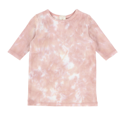Watercolor Three Quarter Sleeve Tee