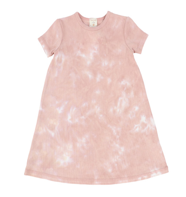 Watercolor Short Sleeve Dress