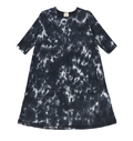 Watercolor Three Quarter Sleeve Dress