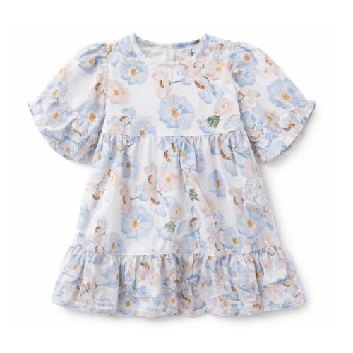 Belle Girls Long Sleeve Garden Party Dress