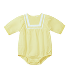 Short Sleeve Sailor Romper
