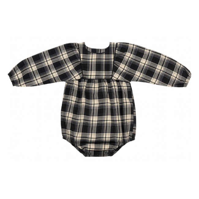 Baby Girl Plaid Romper