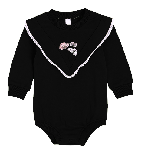 Baby Girl V-Ruffle Romper