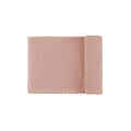 Moss Knit Pink Blanket