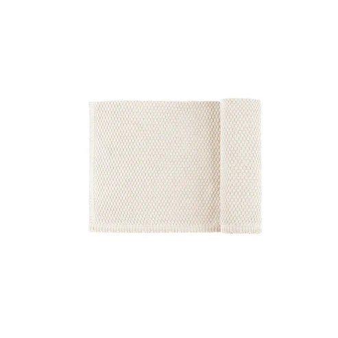 Moss Knit Ivory Blanket