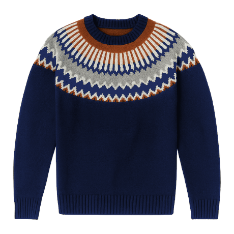 Boy Fair Isle Knit Sweater
