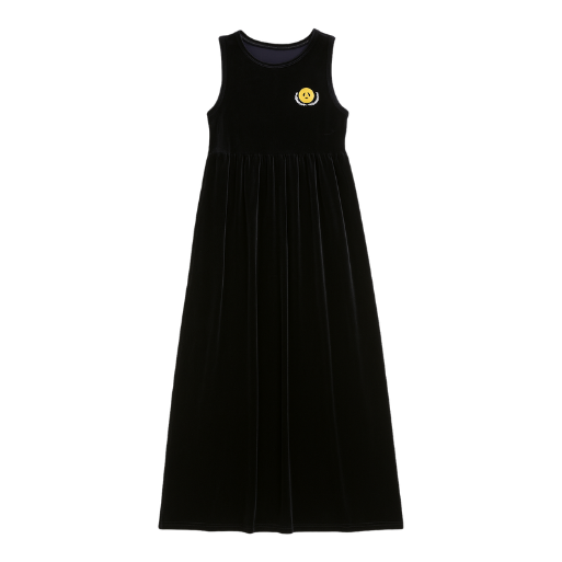 Girls Velour Maxi Jumper