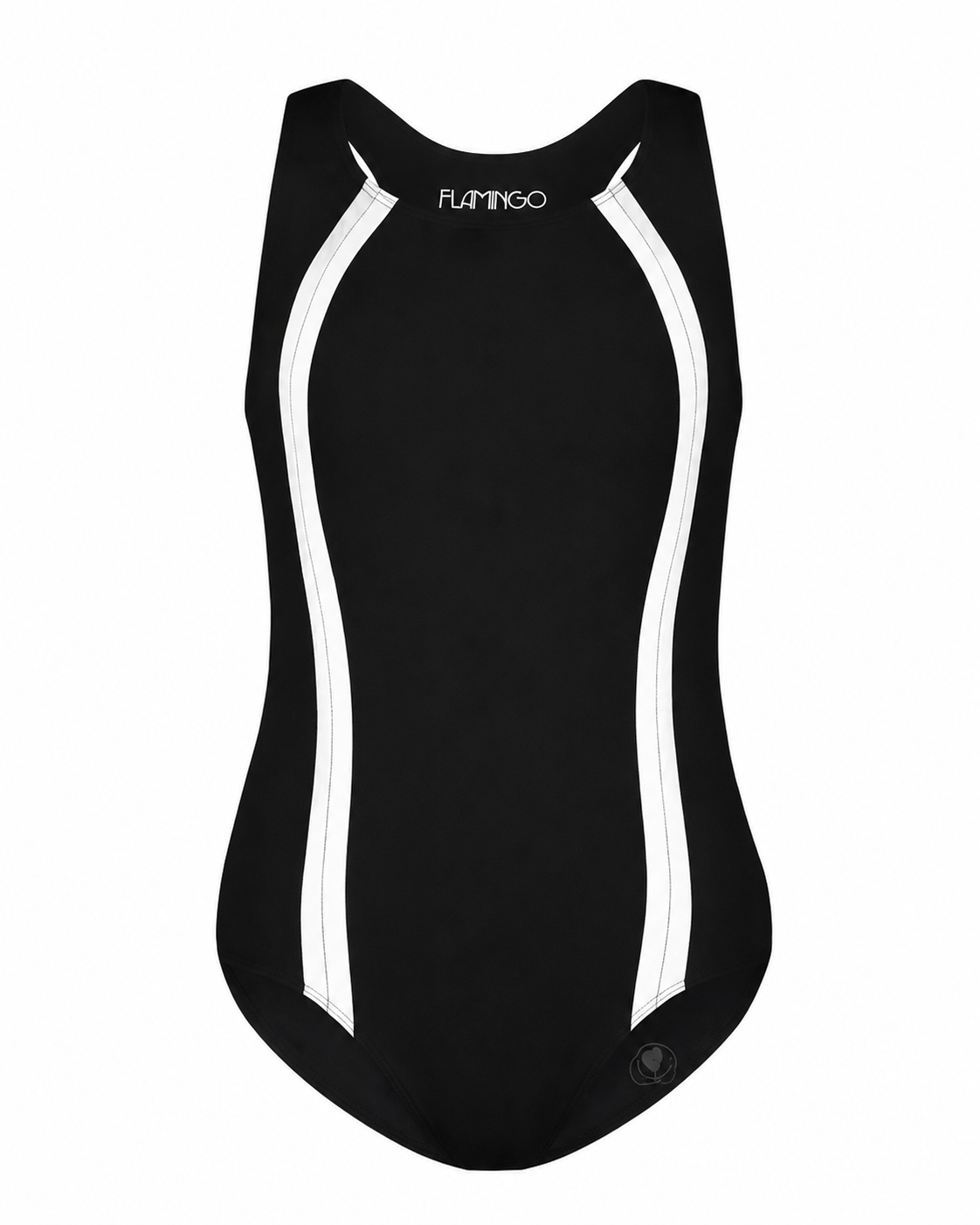Flamingo Teen One Piece BK Vertical - Double White