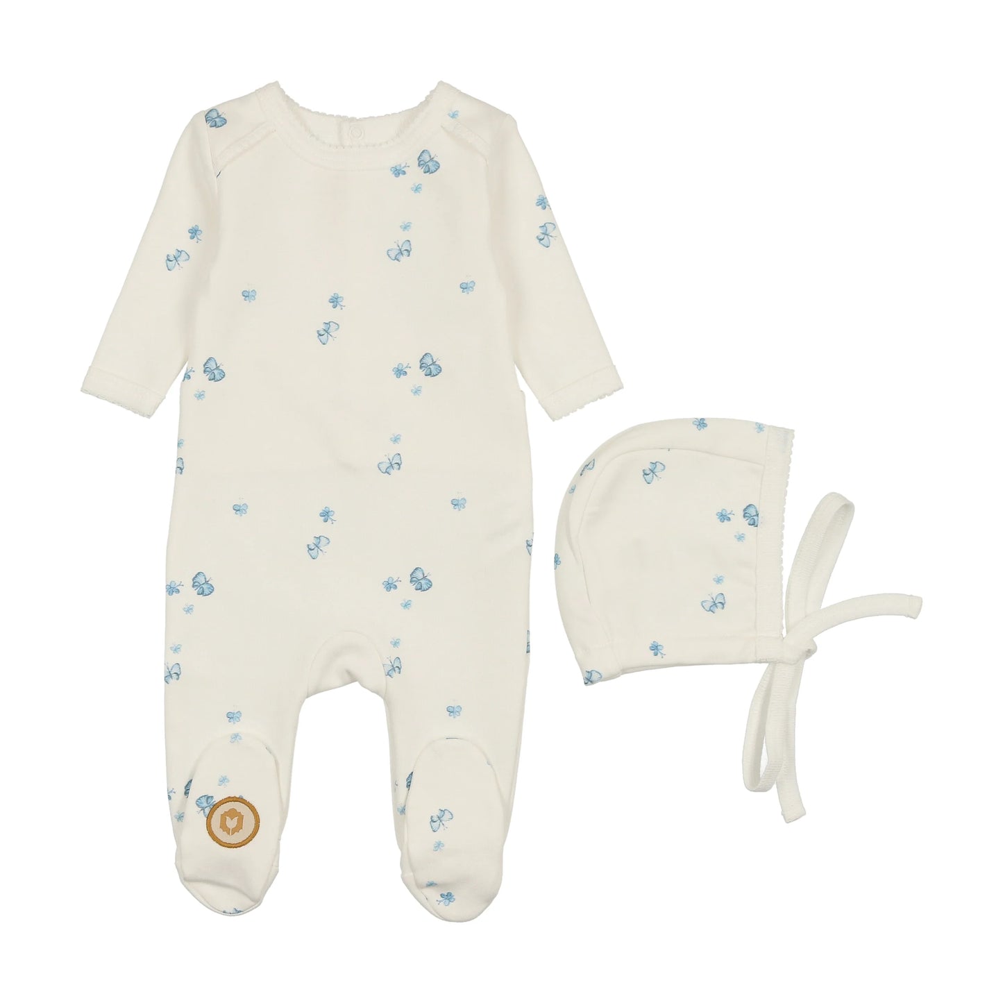 Budding Blossom Footie + Hat