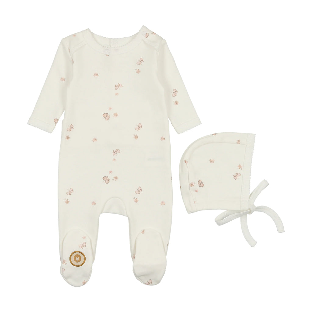 Butterfly Bliss Footie + Hat