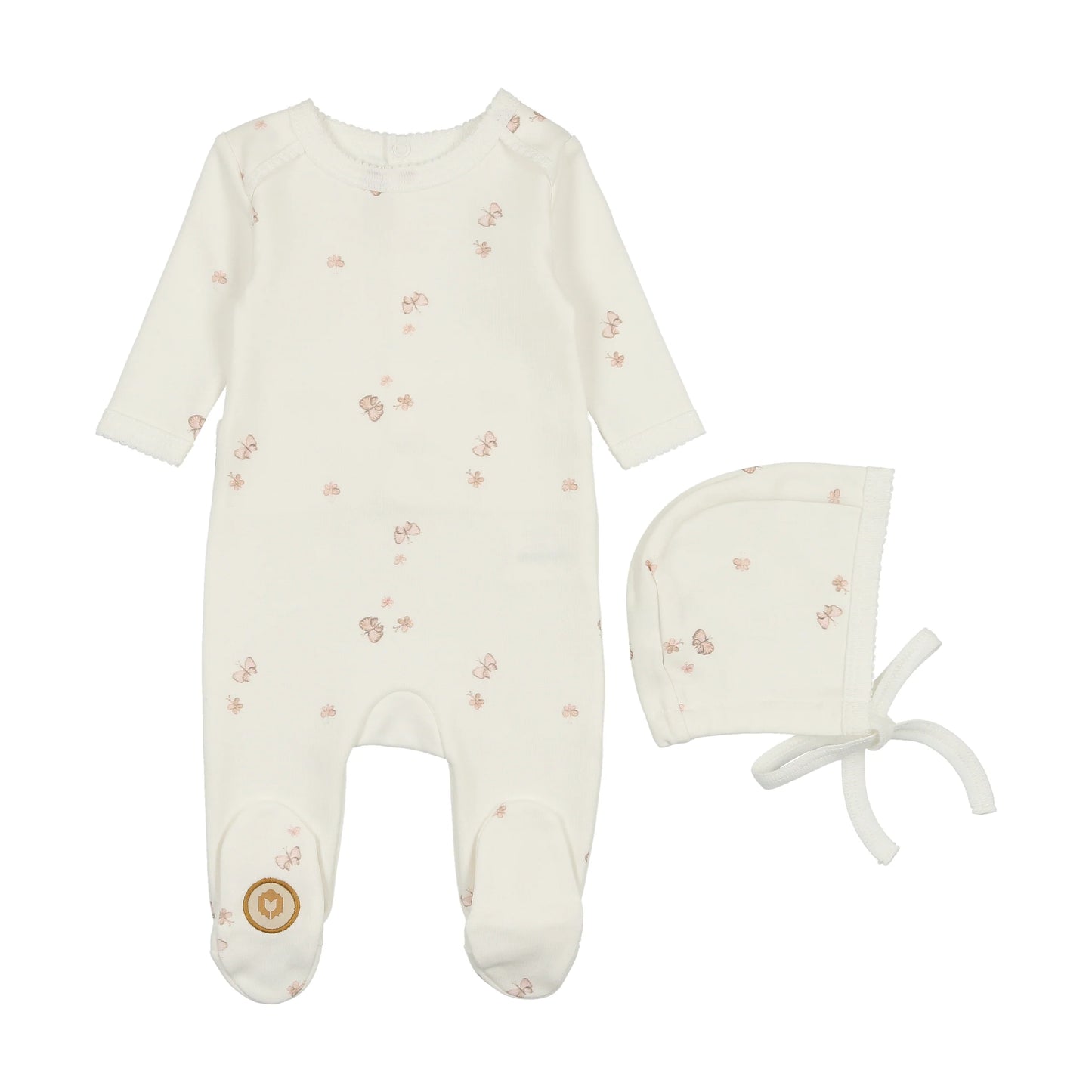 Budding Blossom Footie + Hat